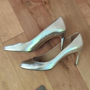 JCrew Size 12 Women's Heels Silver